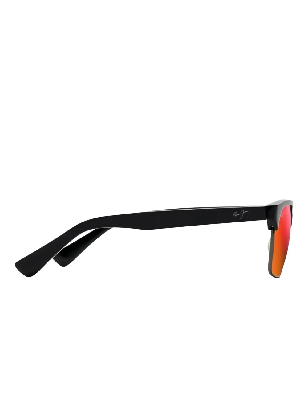 Maui Jim Zonnebril met vierkant montuur Zwart