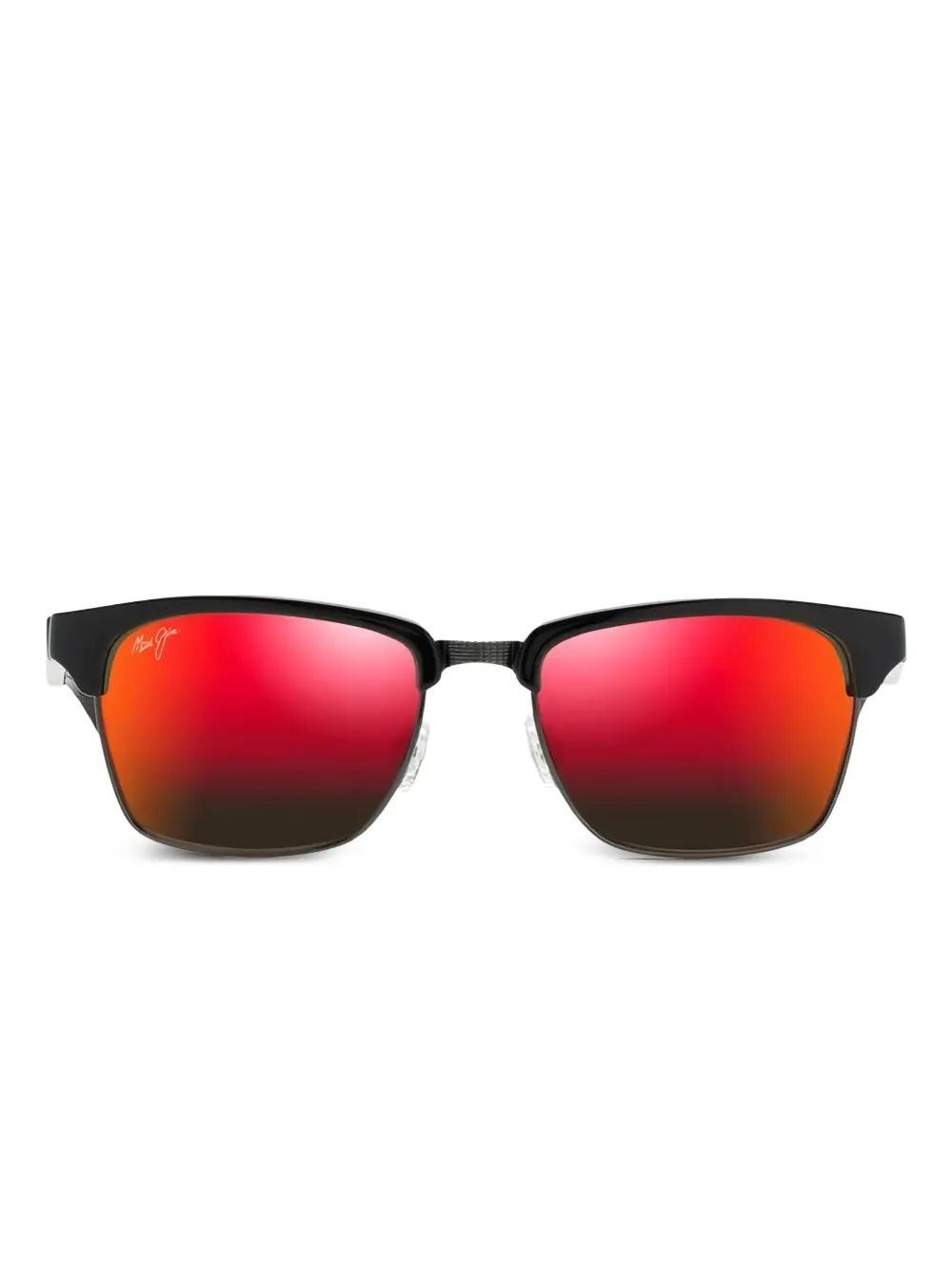 Maui Jim スクエアフレーム サングラス - ブラック Maui Jim スクエアフレーム サングラス - ブラック