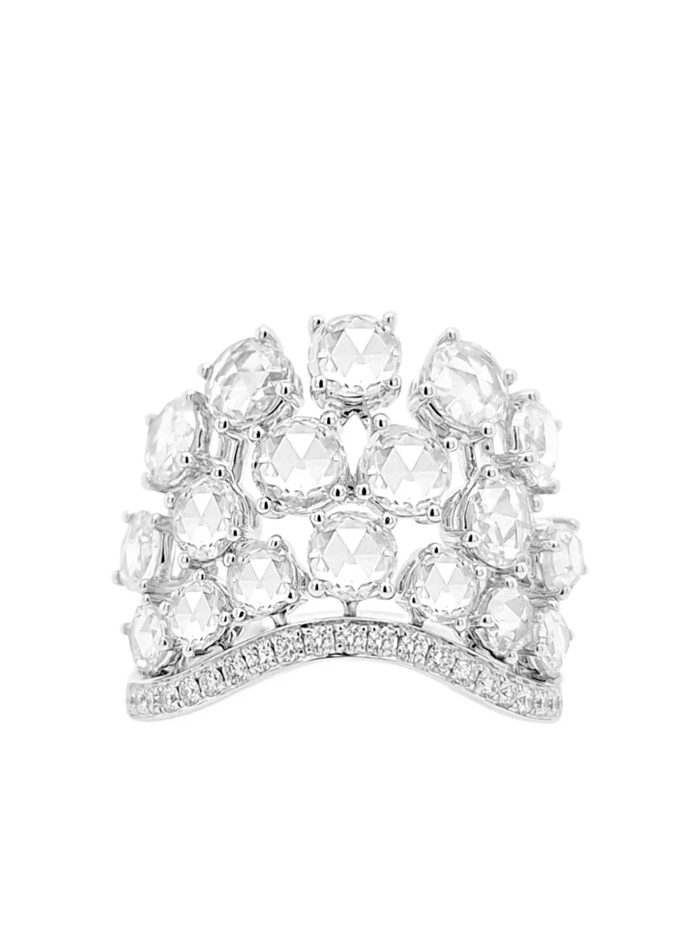 Hyt Jewelry 18kt Weissgoldring Mit Diamanten