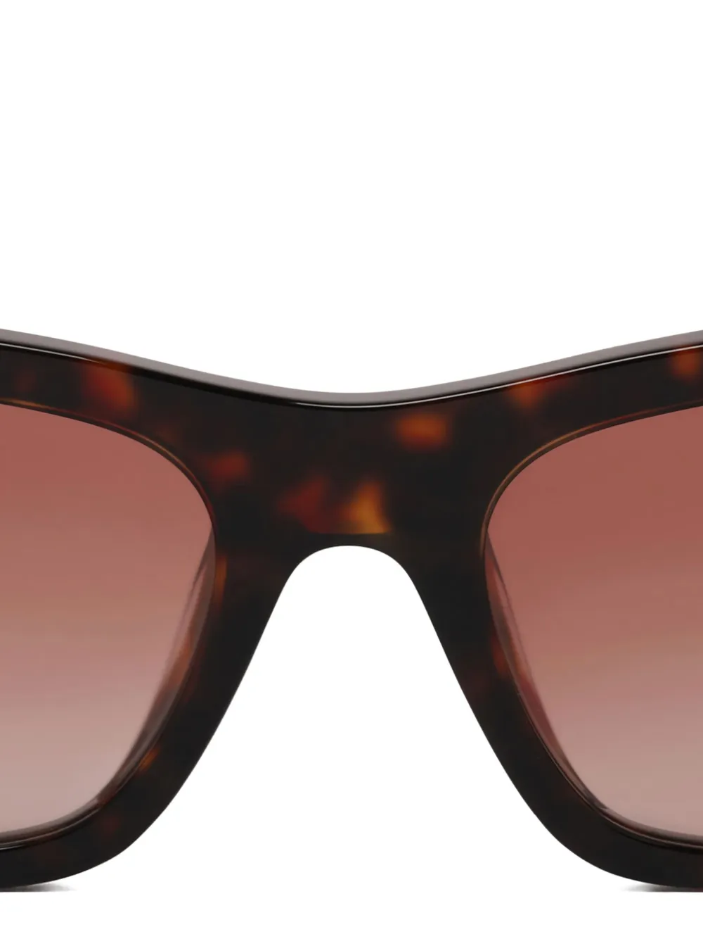 Prada Zonnebril met cat-eye montuur Bruin