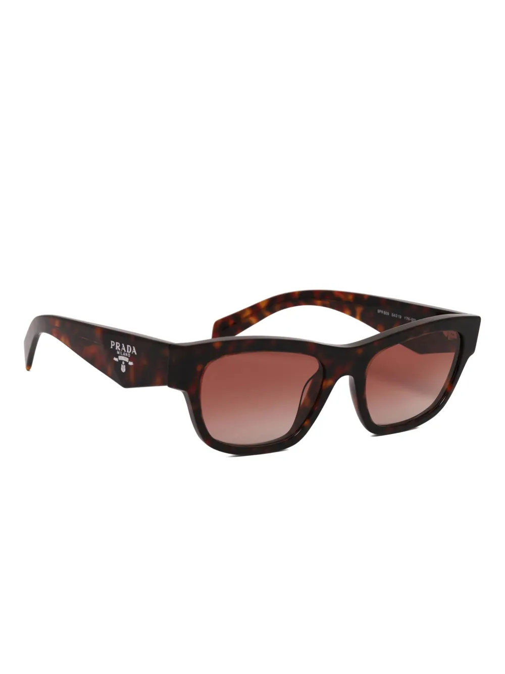 Prada Zonnebril met cat-eye montuur - Bruin