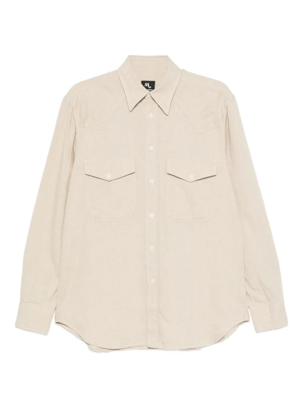 Doppiaa double-pocket shirt | Neutrals | Image 1