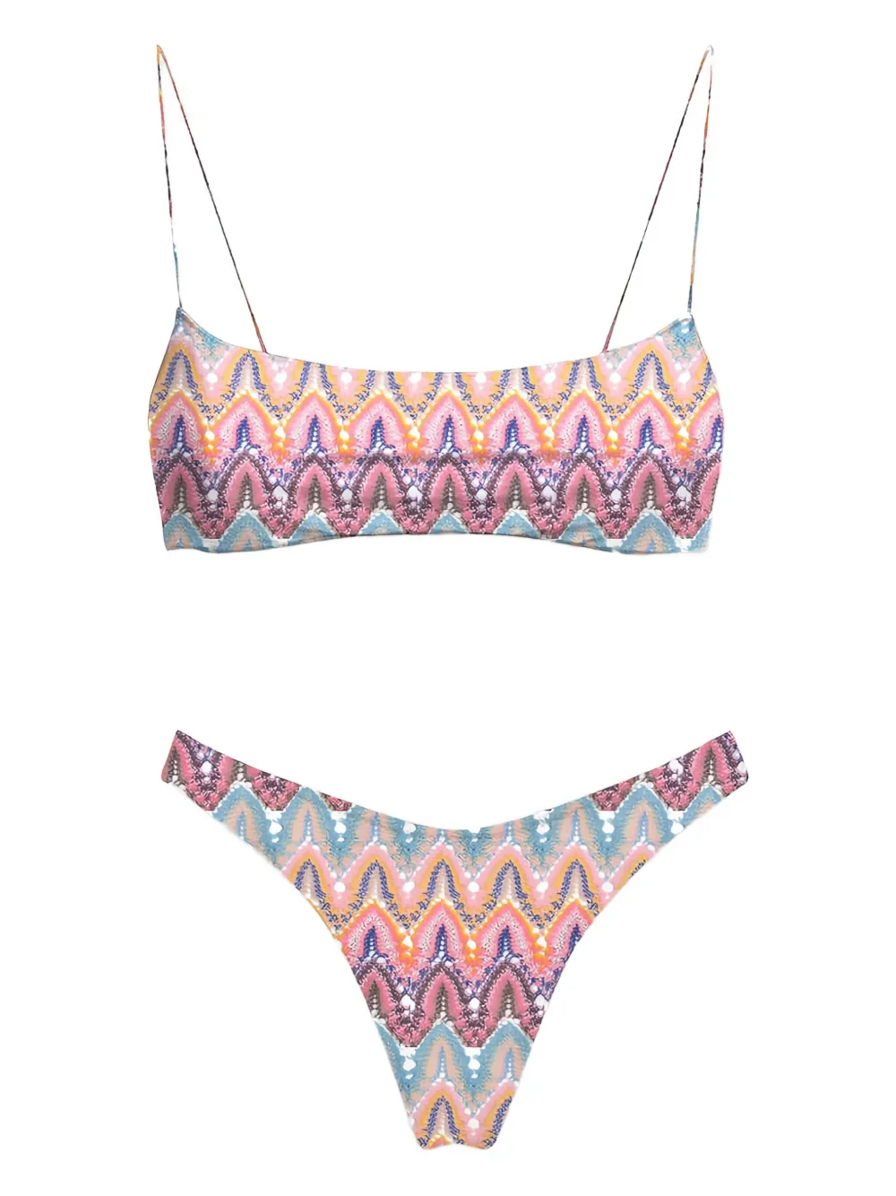 MC2 Saint Barth Bikini met print Roze
