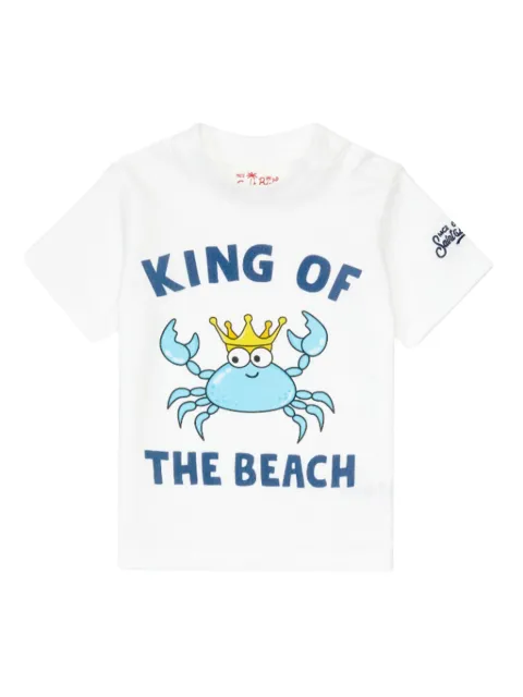 MC2 Saint Barth Kids crab-print beach T-shirt