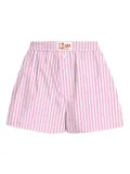 MC2 Saint Barth Kids striped button-fastening shorts - Pink