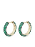 Lucy Delius Jewellery 14kt yellow gold Chubby emerald earrings