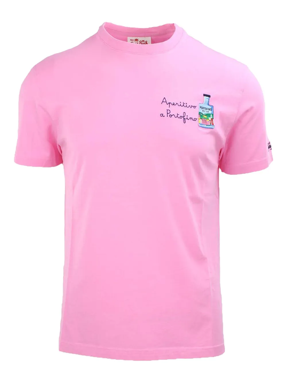 MC2 Saint Barth T-shirt met borduurwerk Roze