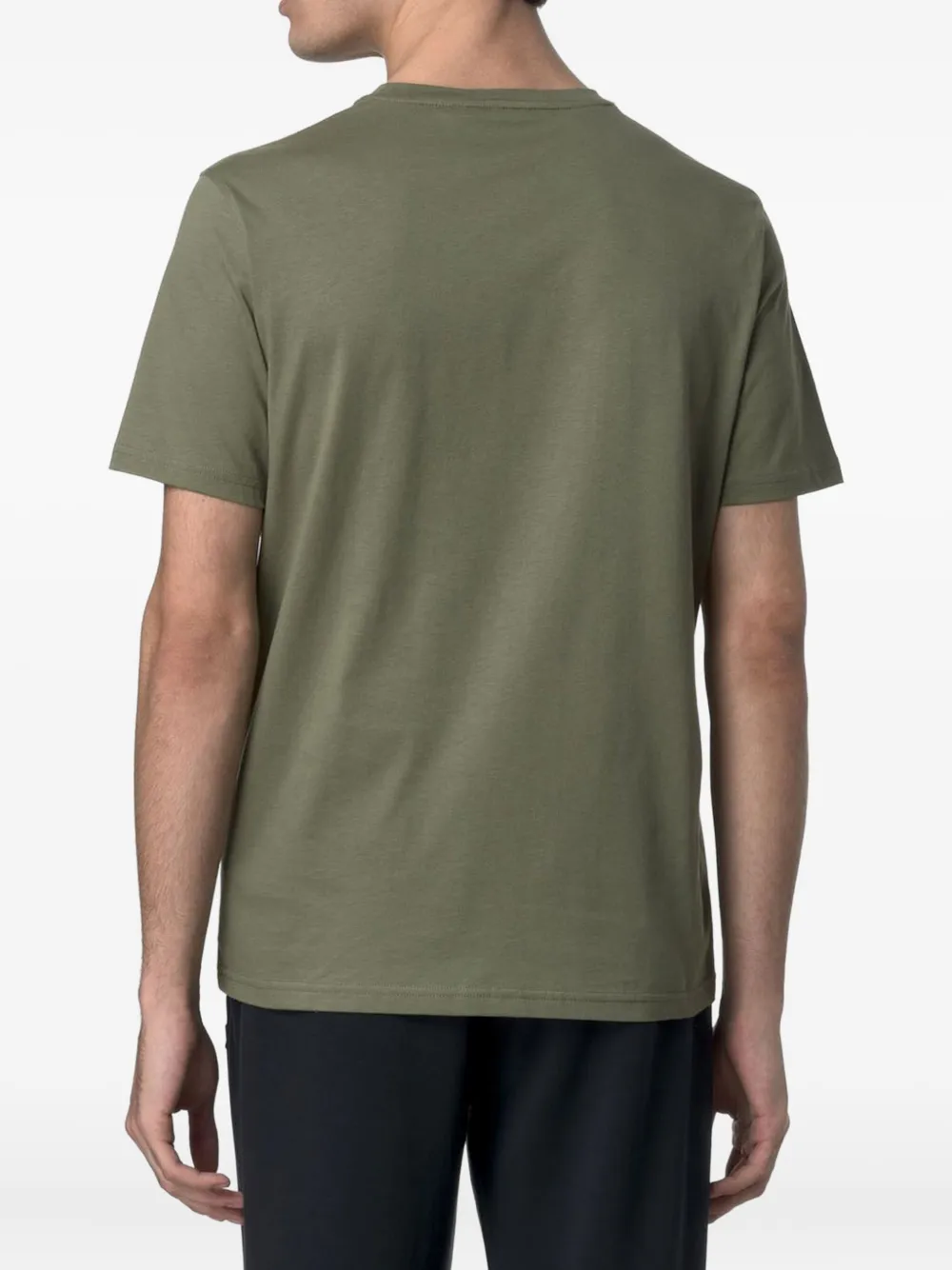 K-Way T-shirt met opgestikte zak Groen