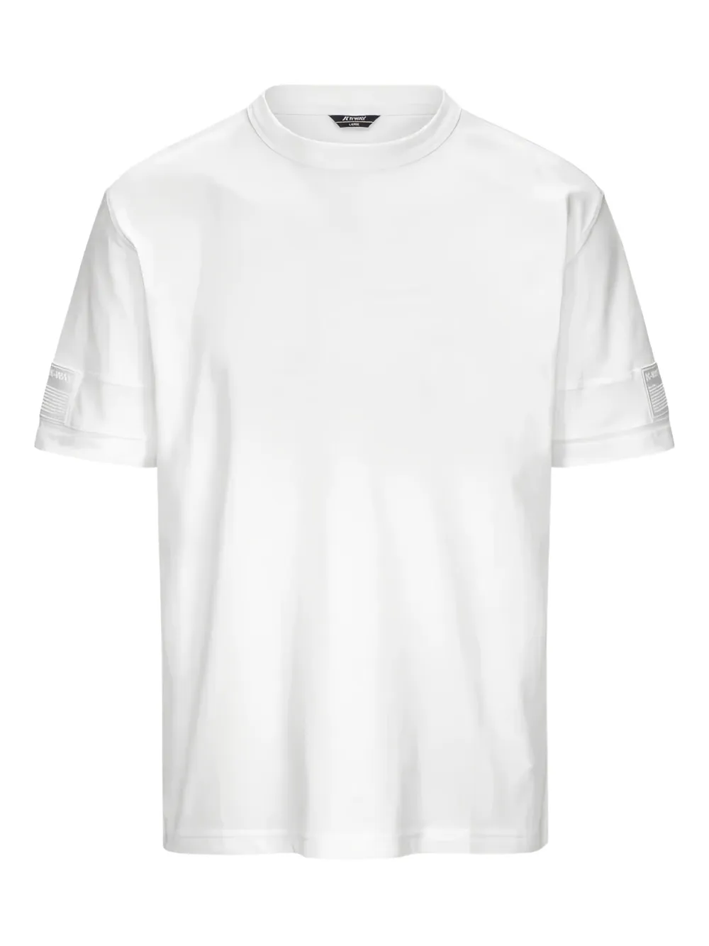 K-Way logo-patch T-shirt Wit