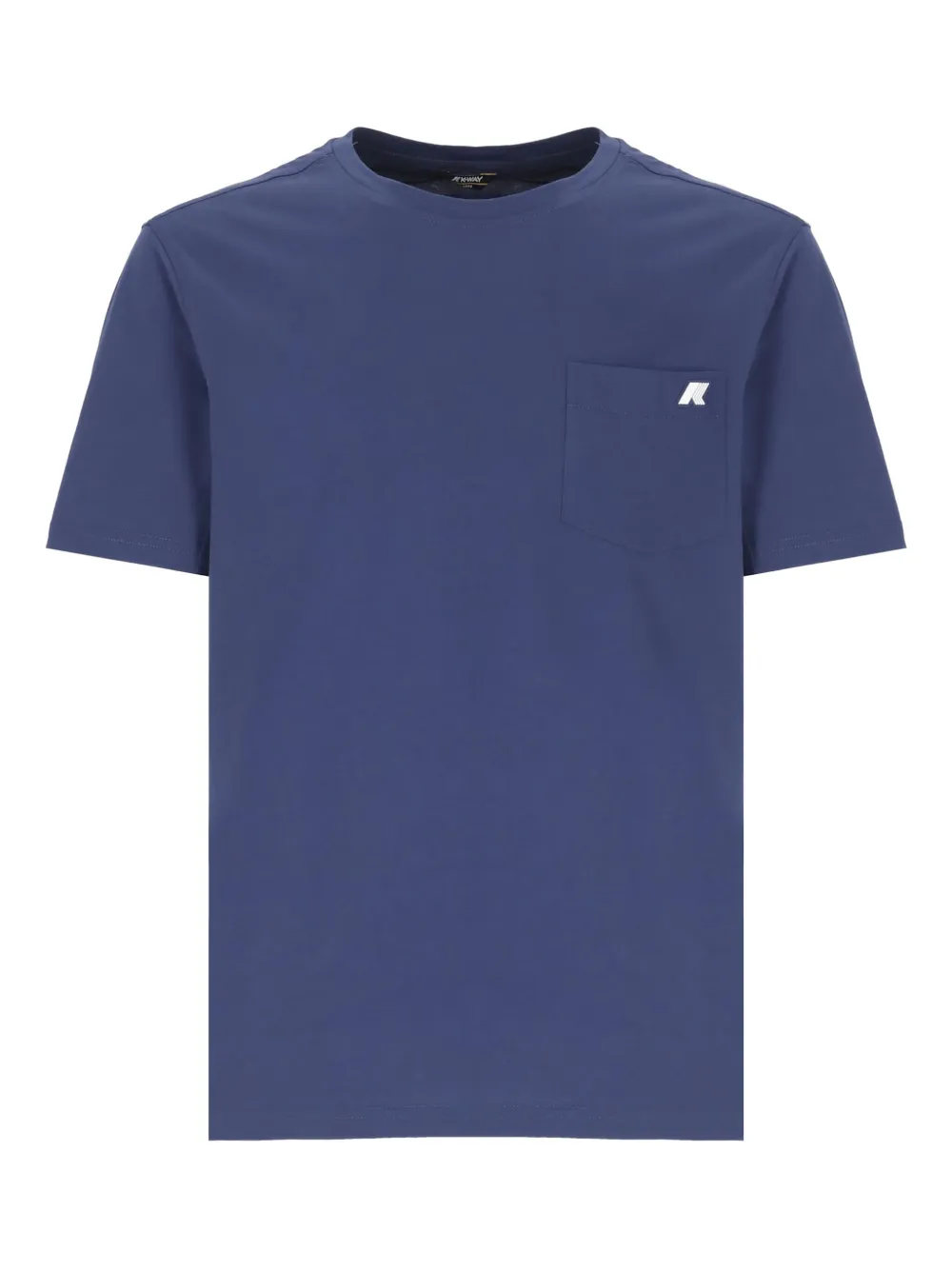 K-way Pocket Logo T-shirt In Blue