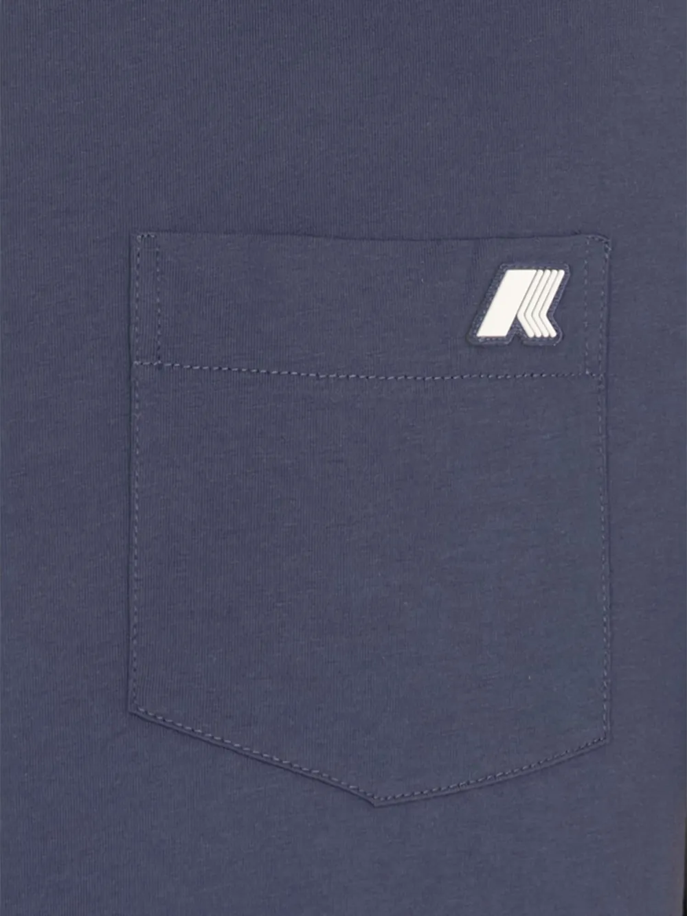 K-way Pocket Logo T-shirt In Blue