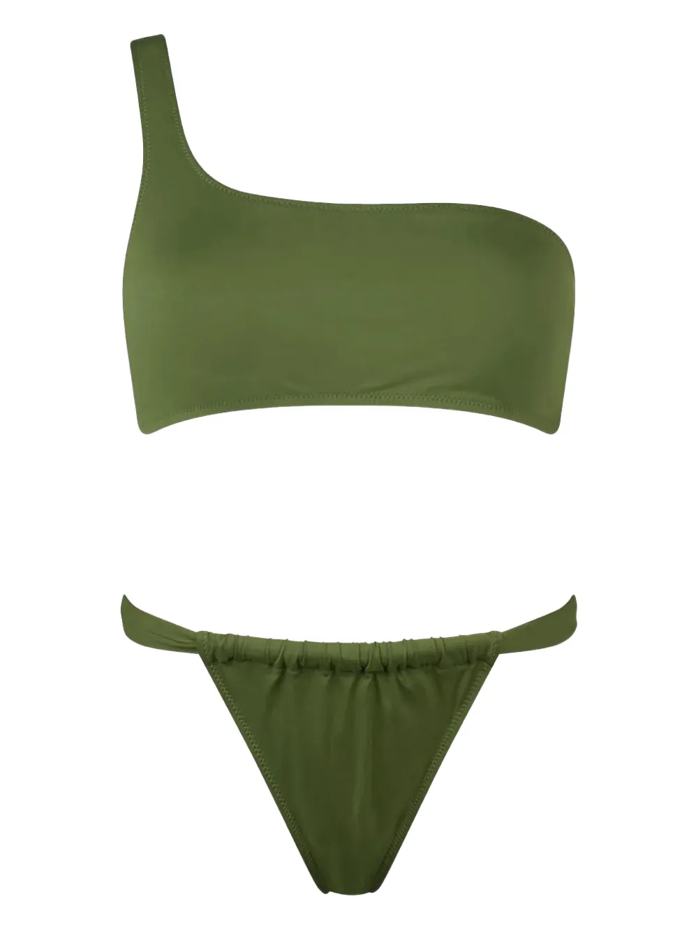 MC2 Saint Barth Celestine Noelle asymmetrische bikinitop Groen