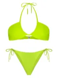 MC2 Saint Barth halter-neck tie-side bikini - Green