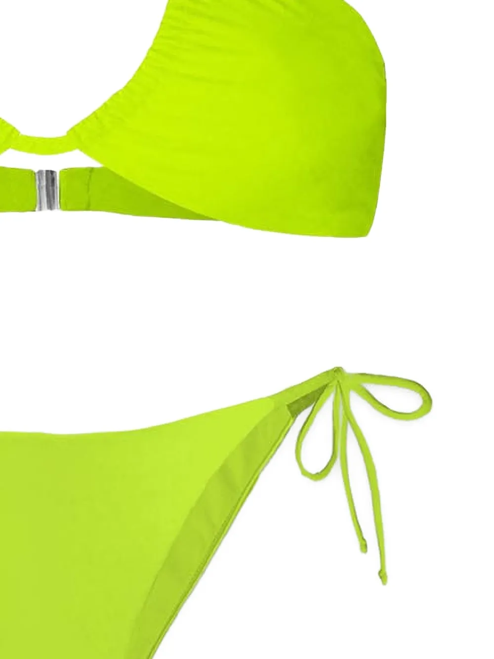 MC2 Saint Barth halter-neck tie-side bikini Groen