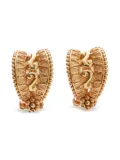 Christian Dior Pre-Owned 1990s Arabesque-motif clip-on earrings - Gold