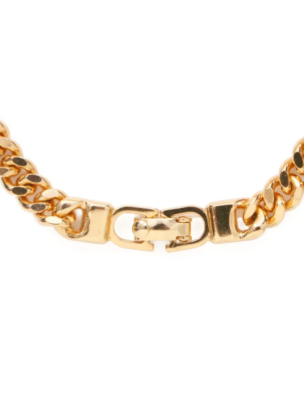 希少 Dior ブレスレット CD ロゴ ゴールド 刻印あり 金 ユニセックス クリスチャンディオール(Christian Dior) ブレスレット CDロゴ