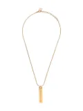 Christian Dior Pre-Owned 1980s-1990s Tablet-motif necklace - Gold