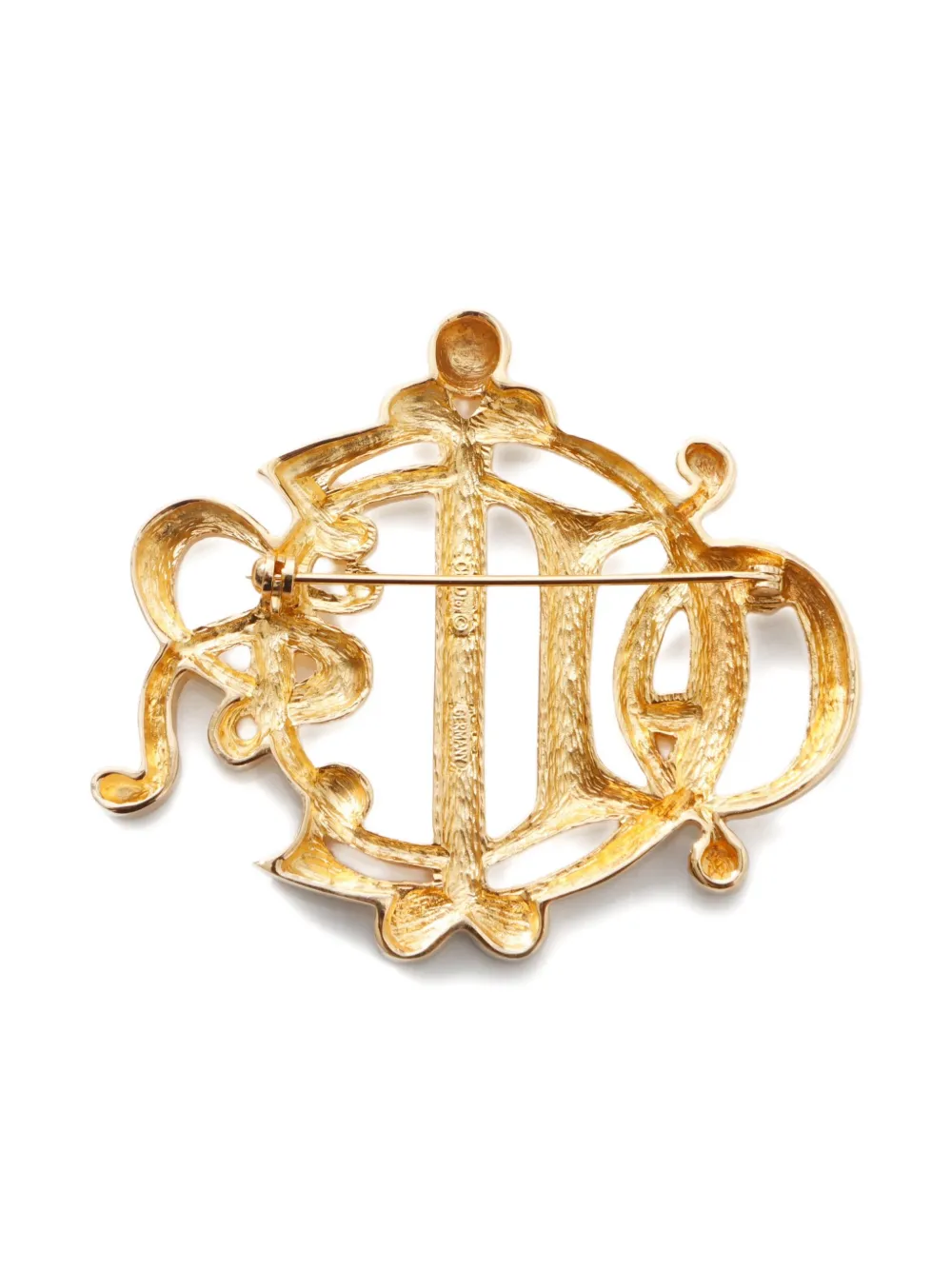 Christian Dior Pre-Owned 1990s Emblem-Motif brooch | Image 2