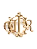 Christian Dior Pre-Owned 1990s Emblem-Motif brooch - Gold