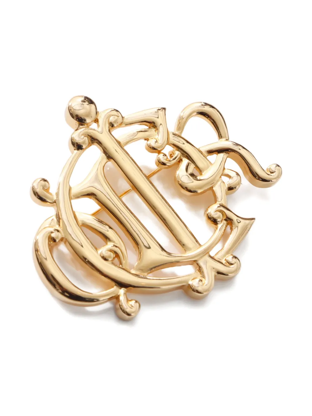 Pre-owned Dior 1990s Emblem-motif Brooch