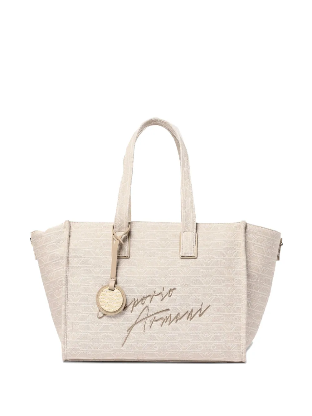Emporio Armani Heuptas met logoplakkaat Beige