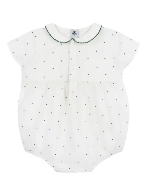Petit Bateau ピーターパンカラーロンパース