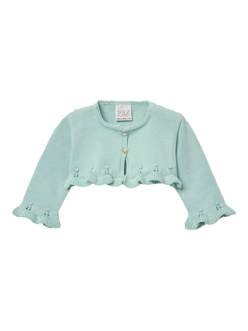 Paz Rodriguez Vest met ruches afwerking Groen