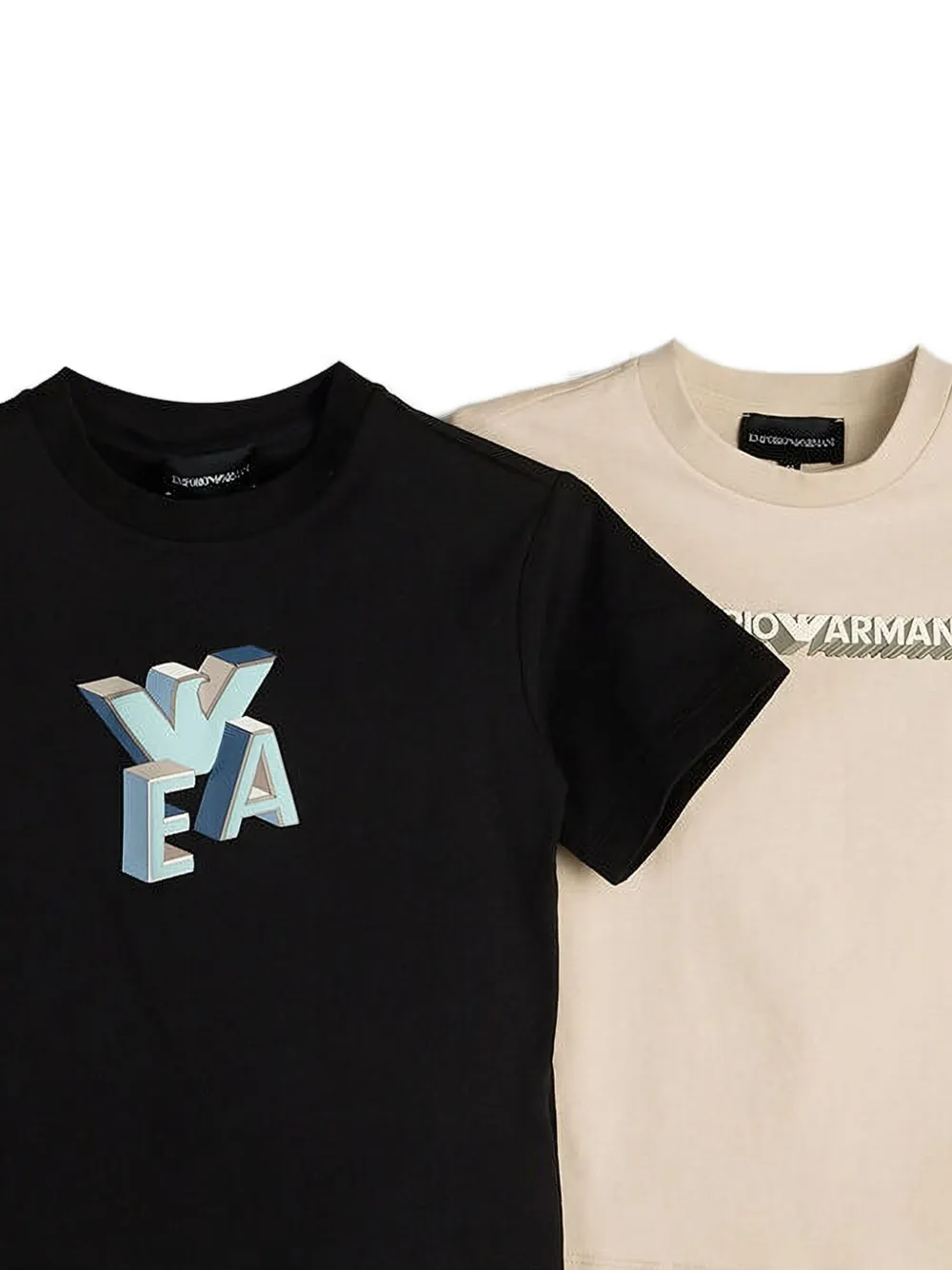 Emporio Armani Kids graphic-print cotton T-shirt (set of two) | Boys T-Shirts | Image 2