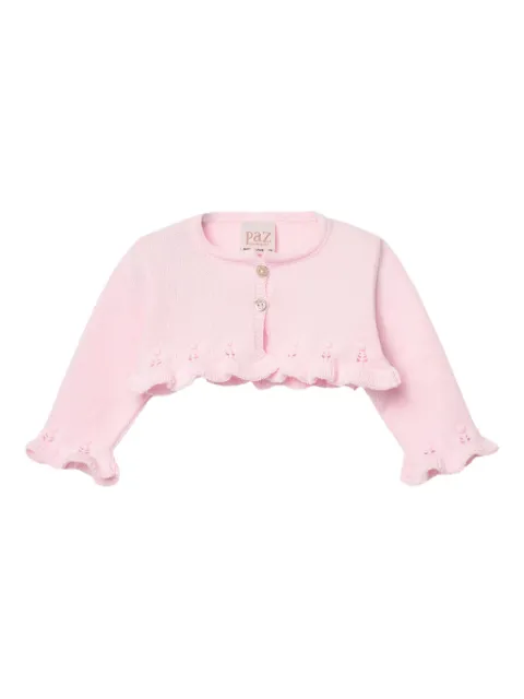 Paz Rodriguez Cardigan com babados