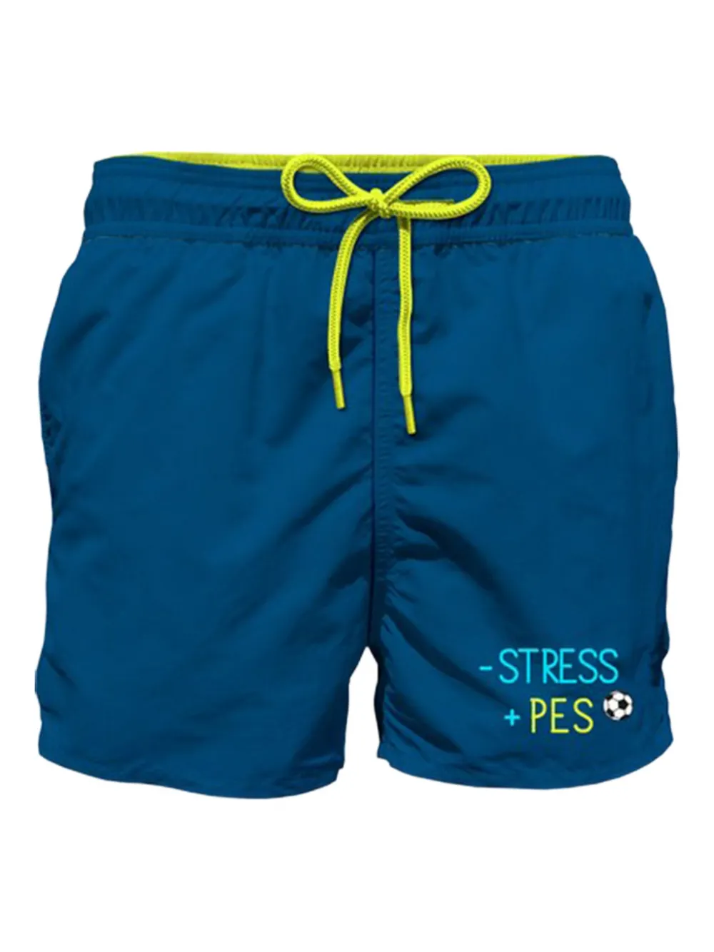 MC2 Saint Barth Kids Zwembroek met trekkoordtaille Blauw