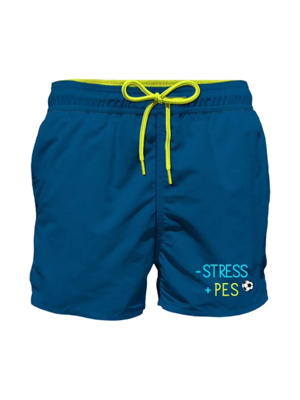 MC2 Saint Barth Kids Zwembroek met trekkoordtaille Blauw