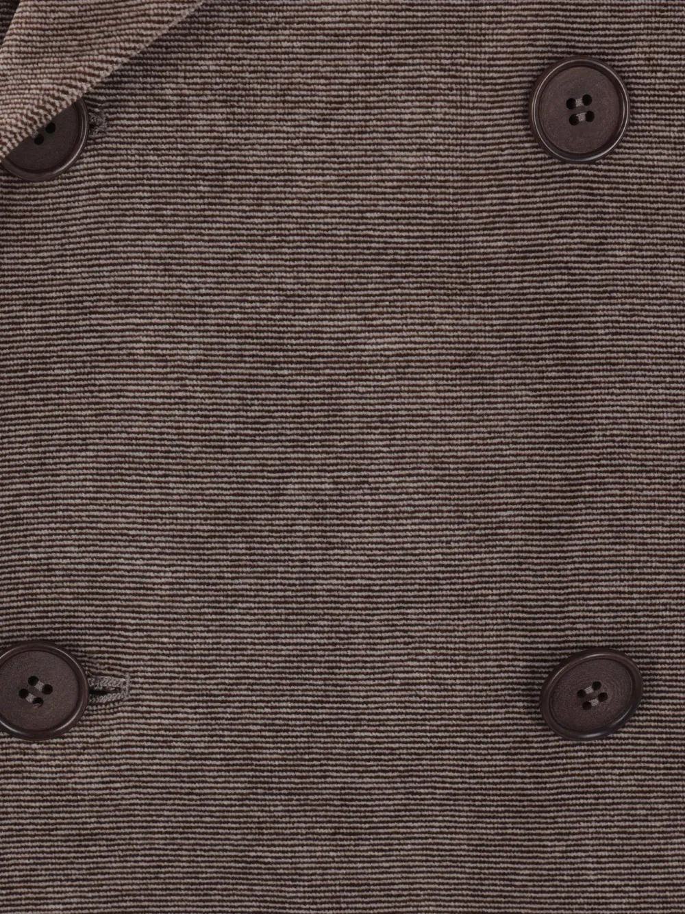 Giorgio Armani Double-breasted Blazer In Brown
