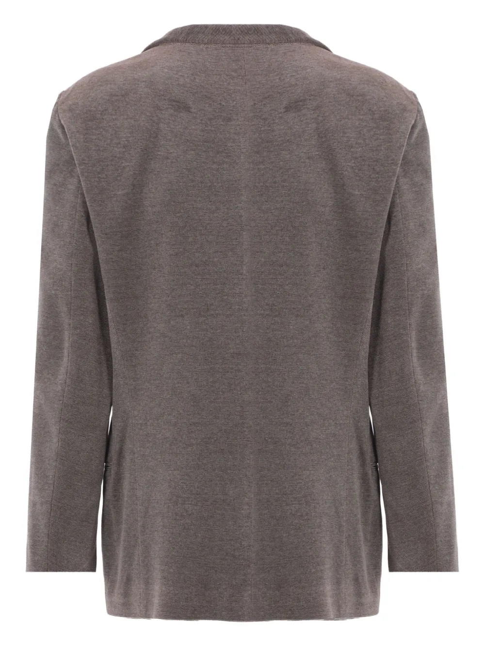 Giorgio Armani Double-breasted Blazer In Brown