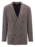Giorgio Armani double-breasted blazer - Brown