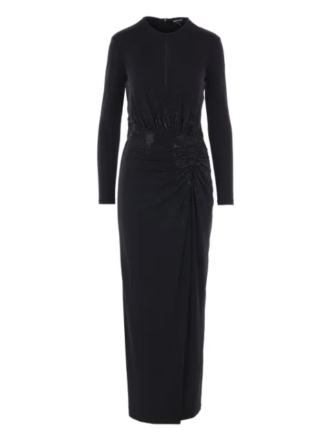 Giorgio Armani embellished long-sleeve maxi dress