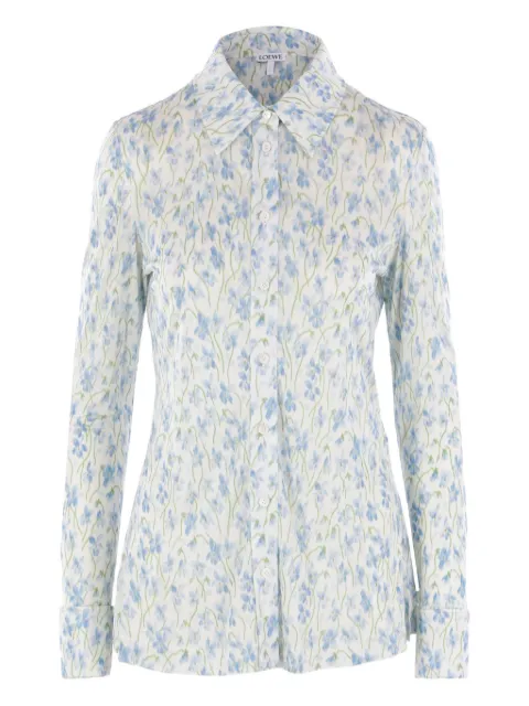 LOEWE floral-print shirt