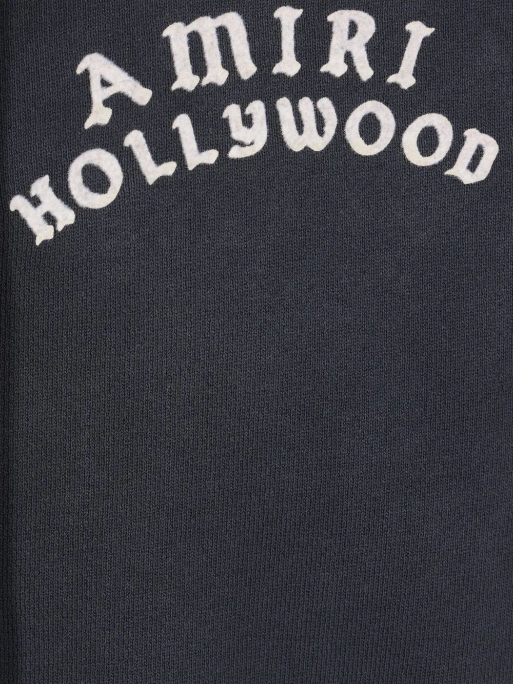 AMIRI Hoodie met logo en rits Zwart