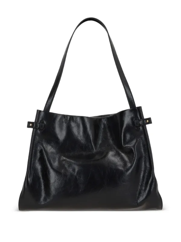 トートバッグ CHLOE CHLOE CHARMS TOTE BAG IN SHINY LEATHER Chloe Logo Charms Tote Bag in Shiny Leather | Neiman Marcus