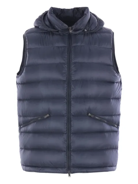Herno Gilet trapuntato con cappuccio
