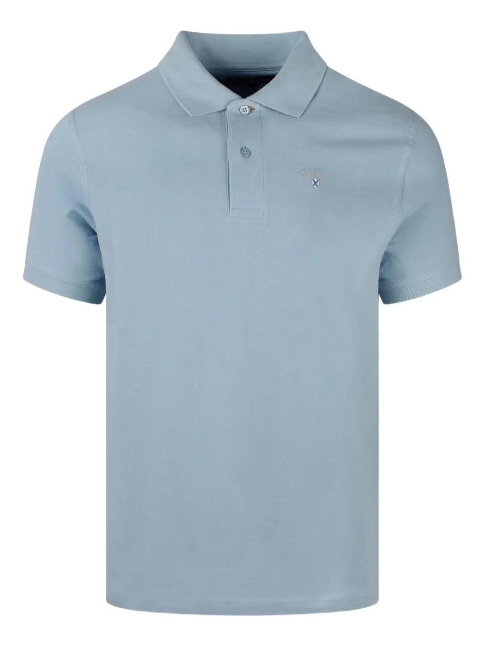 Barbour embroidered-logo polo shirt | Blue | Image 1