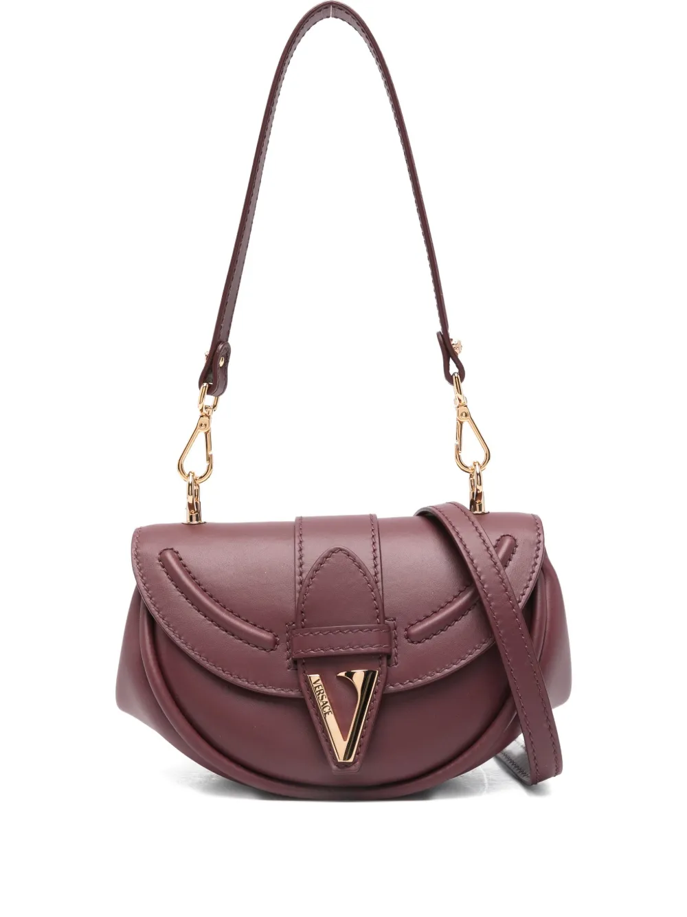 Versace Virtus Shoulder Bag In Red