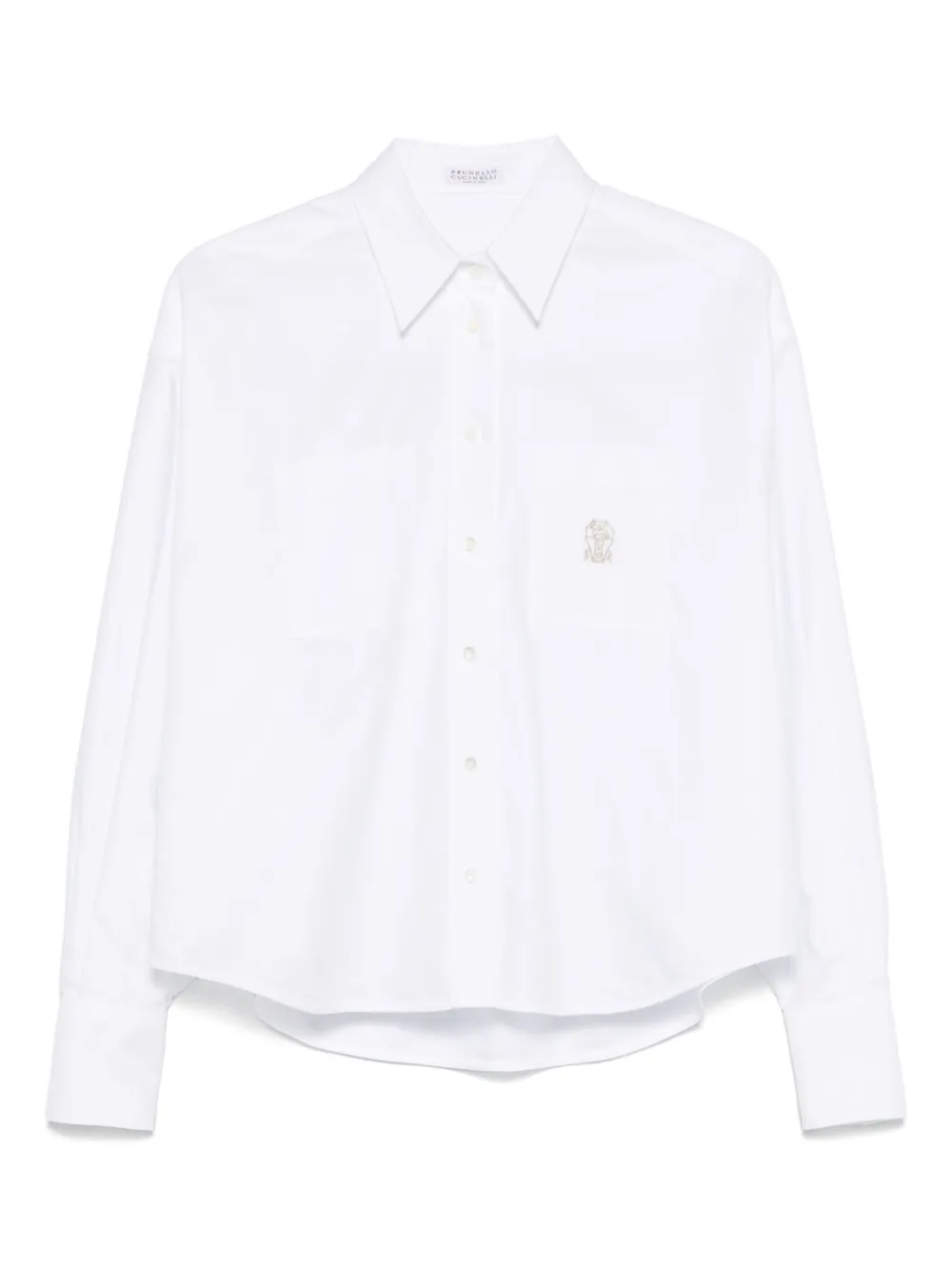 Brunello Cucinelli Katoenen shirt Wit