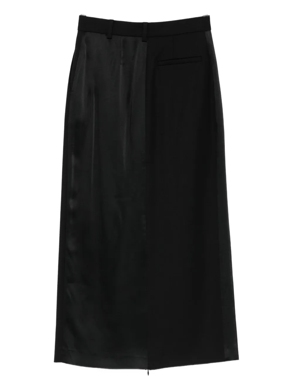 Frenken Triple Pants Slit Skirt In Black