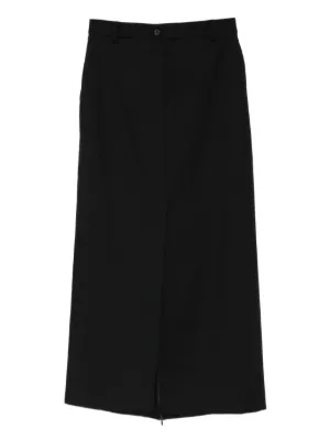 Auralee ハイウエスト スカート | ブラック | FARFETCH JP