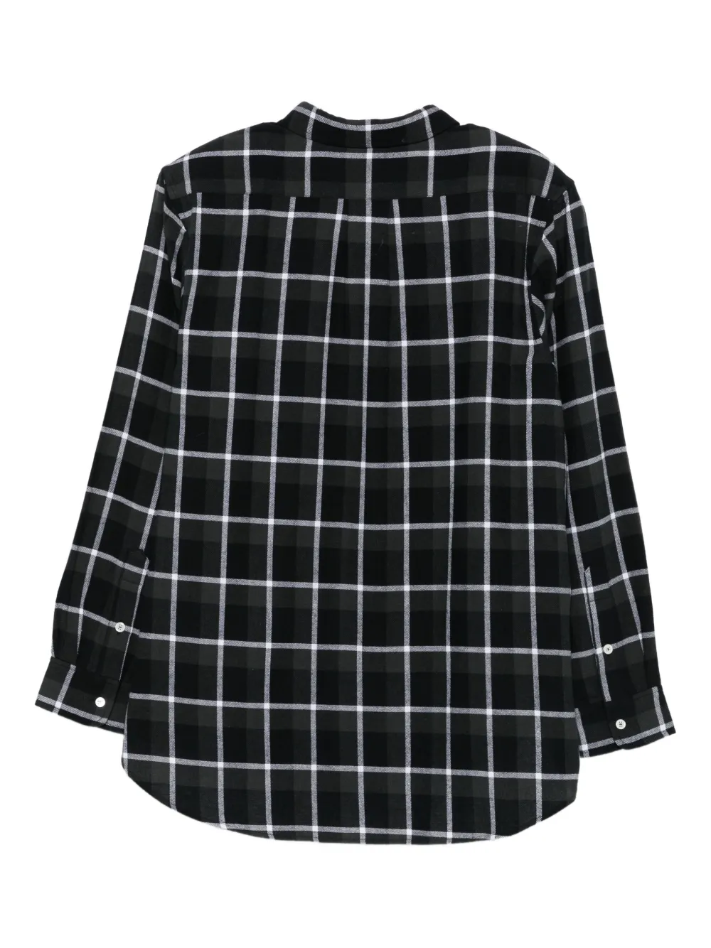 Frenken Geruit blouse - Zwart