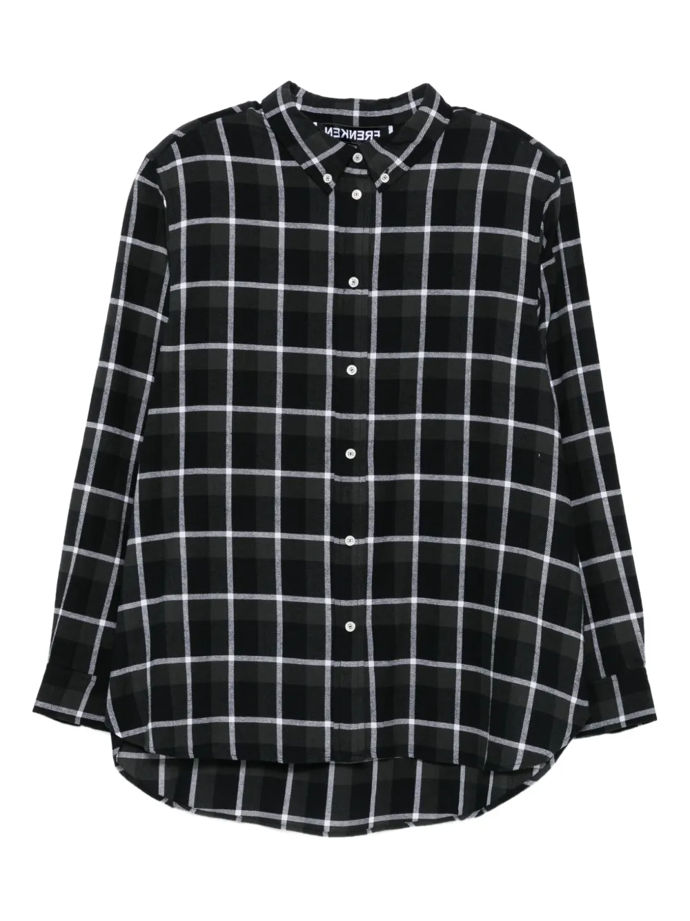 Frenken check-pattern shirt | Black | Image 1