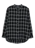 Frenken check-pattern shirt - Black