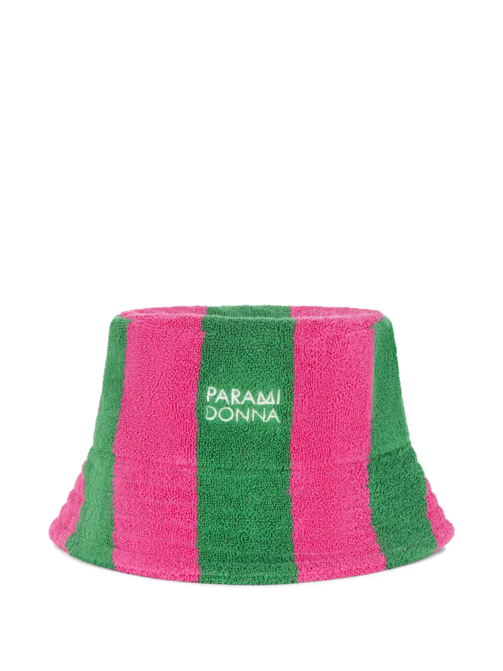 PARAMIDONNA Gestreepte vissershoed - Roze