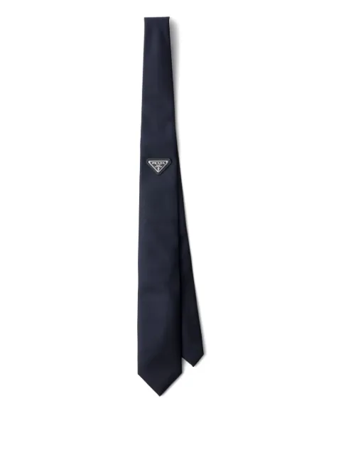 Prada triangle-logo tie
