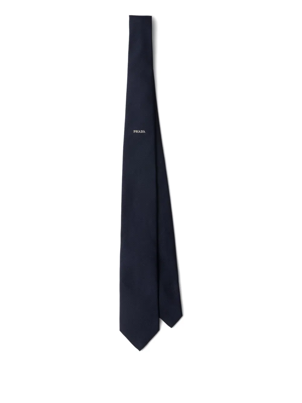 Prada silk tie Blauw
